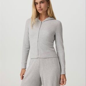 Vuori waffle  Zip-Up Hoodie